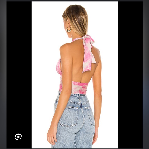 Lovers + Friends Venice top in pink swirl 💗 - Picture 2 of 5